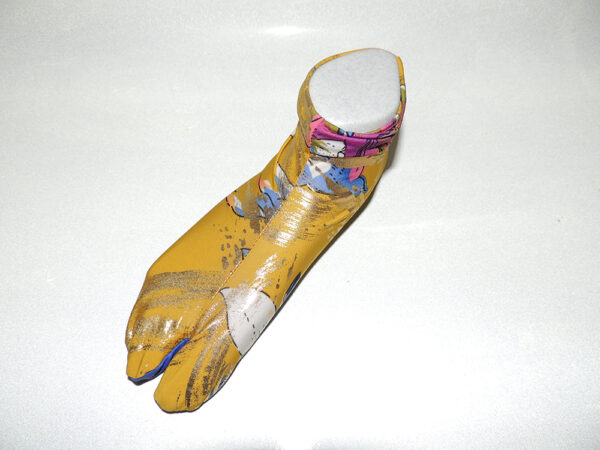 Mrs. Locks' Socks - Goldenrod and Gold Art - Image 3