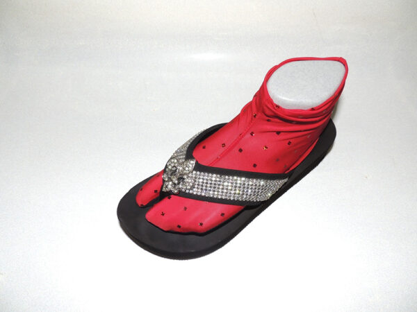Mrs. Locks' Socks - Rhinestones in Red