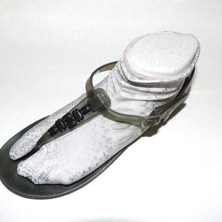 Mrs. Locks' Socks - Silver & White