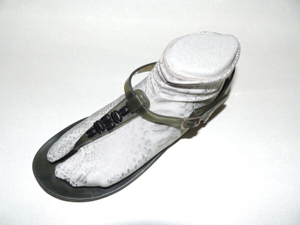 Mrs. Locks' Socks - Silver & White